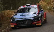  ?? FOTO A CURA DI MASSIMO BETTIOL ?? Crugnola su Hyundai i20 R5 riscatta la falsa partenza del Ciocco