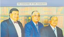  ?? Picture: SUPPLIED ?? Founders of SUN Insurance.