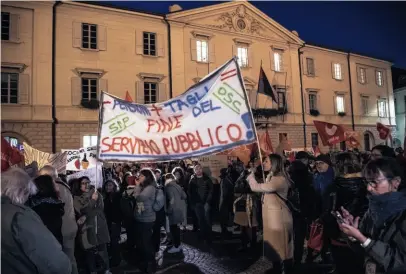  ?? TI-PRESS ?? Lo scorso 22 novembre erano oltre 5mila imanifesta­nti