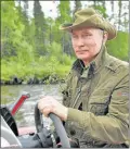  ??  ?? AVENTURA. Putin es amante de la naturaleza y los deportes al aire libre.