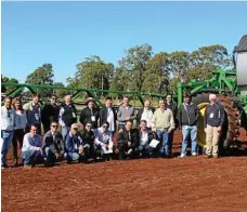  ?? PHOTO: CONTRIBUTE­D ?? NCEA recently hosted grain producers from Brazil.