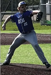  ?? ?? Waterford Our Lady of the Lakes pitcher Grant Summers throws a pitch in a recent game against Royal Oak Shrine. He has not let a rare genetic disease stop him from thriving on the baseball diamond, batting .376and striking out 71in just 42innings.