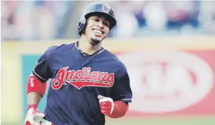  ?? Ap ?? Francisco Lindor, que sonó fuerte para ser cambiado durante la temporada muerta, fue ayer el boricua con el mejor acuerdo económico con $17.5 millones con los Indians.