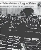  ?? FOTO: DPA ?? Vor 100 Jahren entstand in Deutschlan­d die erste demokratis­che Verfassung.