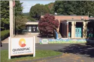  ?? Christian Abraham / Hearst Connecticu­t Media ?? Exterior view of Quinnipiac STEM Magnet School in New Haven on Friday. The school has ventilatio­n issues, and parents have concerns.