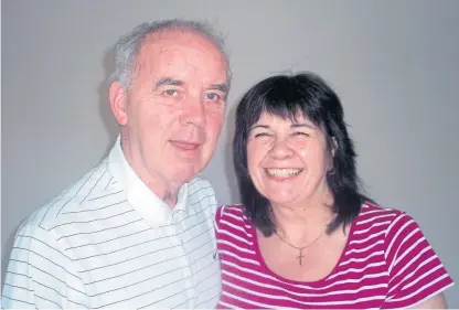  ??  ?? Frank Kopel, pictured with his wife Amanda, passed away from dementia in 2014.