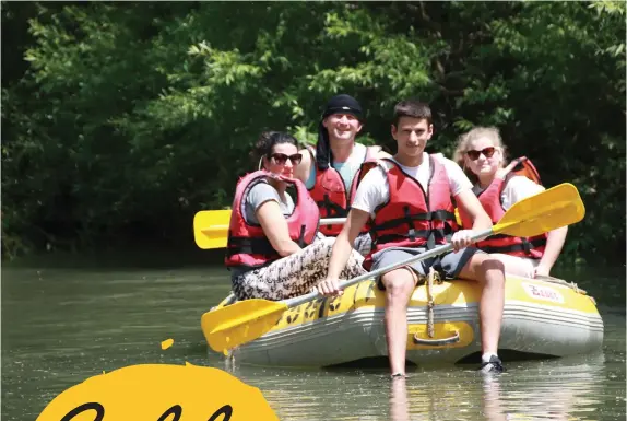  ?? (Nahar Hayarden Rafting) ?? GET YOUR tube on.