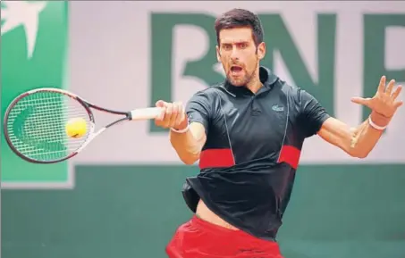  ?? GETTY IMAGES ?? Former world No 1 Novak Djokovic showed against Roberto Bautista Agut of Spain that he is gradually regaining his touch after his injury woes.