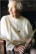  ?? BEA AHBECK/NEWS-SENTINEL FILE PHOTOGRAPH ?? Carol Marvel was a flute player for the Lodi Community Band. She was pictured in her Lodi home on April 12, 2016.