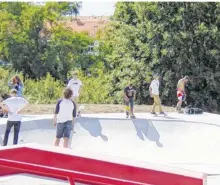  ??  ?? C’est le plus beau skatepark de Vendée.