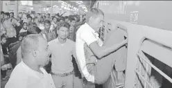  ?? HT PHOTO ?? Heavy rush of aspirants was witnessed at Charbagh railway station on Thursday.