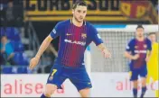  ?? FOTO: PEP MORATA ?? Dyego sigue en la enfermería barcelonis­ta