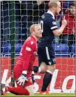  ??  ?? TAKE THE LEAD: Boyce nets the opener for Ross County