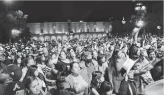  ?? LULÚ MURILLO ?? Se vivió un gran ambiente en la Plaza IV Centenario