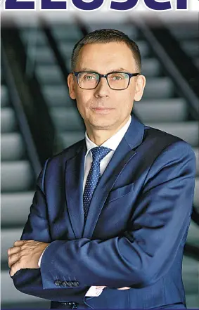  ?? ?? Wojciech KUŚPIK prezes grupy PTWP, inicjator Europejski­ego Kongresu Gospodarcz­ego