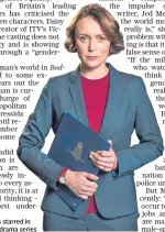  ??  ?? Keeley Hawes starred in the BBC’S hit drama series