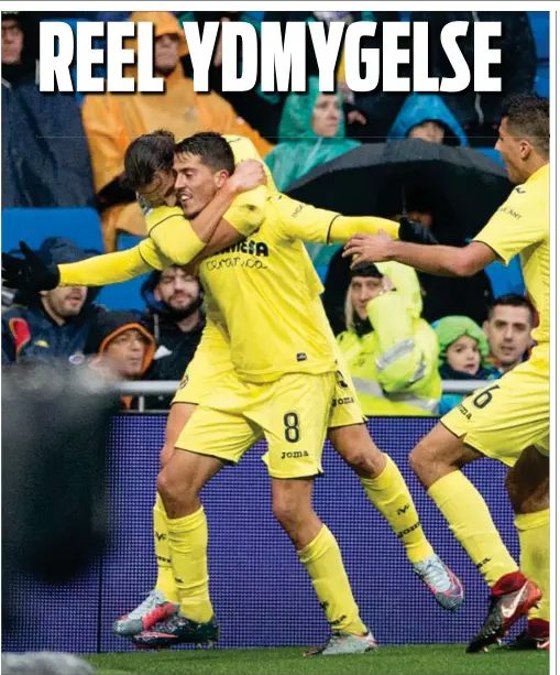  ?? FOTO: ALL OVER PRESS ?? Villareals Pablo Fornals har netop scoret sejrsmålet mod maegtige Real Madrid.