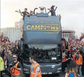  ?? FOTO: PEP MORATA ?? La última Liga del Barça, en 2016 Pronto puede caer la séptima en diez años