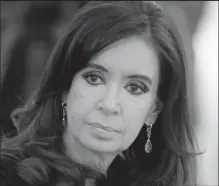  ??  ?? Cristina Kirchner