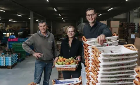  ?? FOTO BOUMEDIENE BELBACHIR ?? Karel Paesmans, Heidi Vanreppele­n en Roel Paesmans.