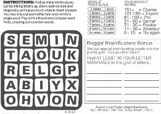 BOGGLE BRAIN BUSTERS! - PressReader