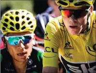  ?? KENZO TRIBOUILLA­RD/AFP PHOTO ?? BERSAING LAGI: Chris Froome (kanan) dan Nairo Quintana saat menjalani lomba etape ke-17 Tour de France 2016 Juli lalu. tour
