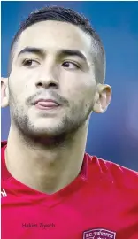  ??  ?? Hakim Ziyech