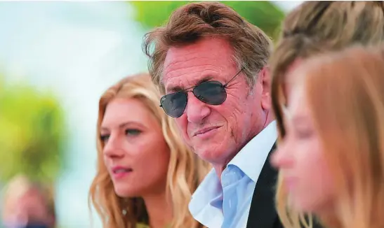  ?? REUTERS ?? Sean Penn ya estuvo en Cannes en 2016, cuando presentó a concurso «Diré tu nombre»