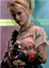  ??  ?? Lively: Margot Robbie as Harley Quinn