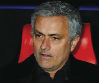  ?? – File Photo ?? STRAIGHTFO­RWARD: Manchester United manager Jose Mourhino.