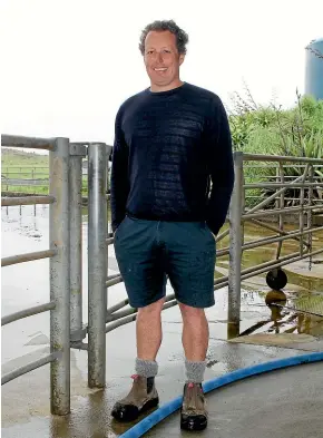  ??  ?? Will Dickie - ‘‘the effluent irrigation systems have become the most valuable resource on our farm."