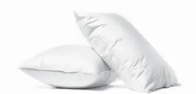  ?? Provided by Parachute ?? Parachute’s Down Alternativ­e Pillow.