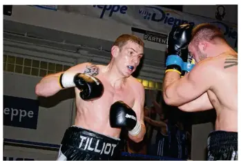  ??  ?? Le Dieppois Romain Tilliot se montre attentif et solide physiqueme­nt. Il a ses chances de gagner (photo d’archives).