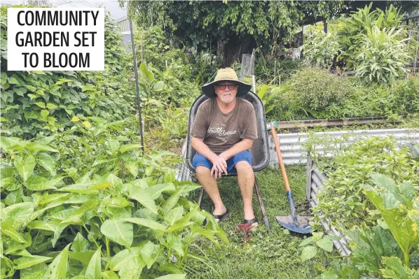  ?? Picture: Alison Paterson ?? Bungalow Community Garden president Neryl Smith is thrilled the group will double its growing space.