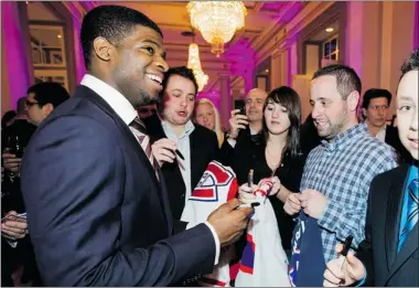  ?? GRAHAM HUGHES/ GAZETTE FILES ?? Canadiens defenceman P.K. Subban wants to be paid what he is worth, but sometimes life isn’t fair.