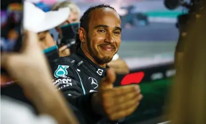  ?? Photograph: Xavi Bonilla/LiveMedia/Shuttersto­ck ?? Lewis Hamilton in Qatar, where his victory put himself and Mercedes in a good position going into the Saudi Arabian Grand Prix.