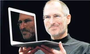  ?? Picture / AP ?? Apple founder Steve Jobs recognised the value of the BA degree in business.