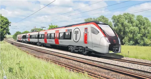  ??  ?? How KeolisAmey’s South Wales Metro trains could look