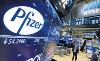  ?? Richard Drew Associated Press ?? DRUG GIANT Pfizer says its pharmaceut­ical products can’t be used in carrying out the death penalty in the U.S.