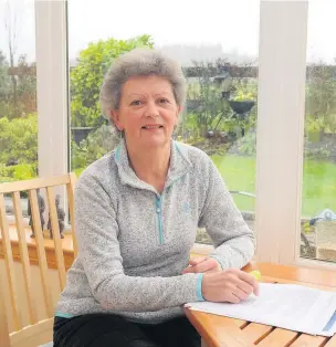  ??  ?? Positive contributi­on Callander Citizen of the Year, Lesley Hawkins