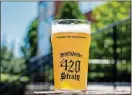  ?? CONTRIBUTE­D BY SWEETWATER BREWING CO. ?? SweetWater 420 Strain G13 IPA features an aroma that mimics the G13 cannabis strain.