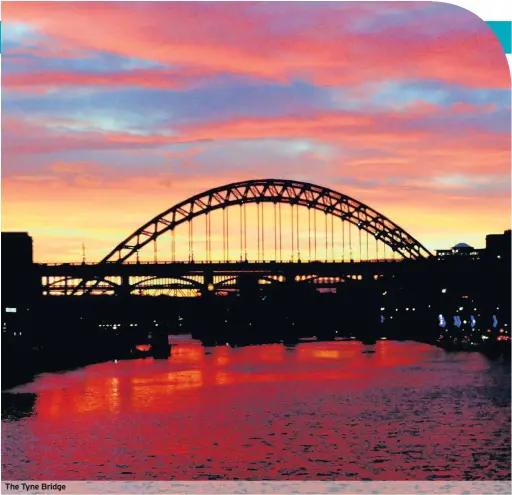  ??  ?? The Tyne Bridge