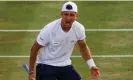  ?? Frey/TPN/Getty Images ?? Ryan Peniston after his victory over Francisco Cerundolo at Queen’s. Photograph: