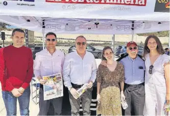  ?? FOTOS: MARIAN LEÓN ?? Fran García, Ricardo Céspedes, Pedro Manuel de la Cruz, Laura Martínez, José Luis Martínez y Arantxa Orbegozo.