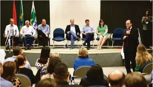  ?? André Nery/MEC ?? Ministro Rossieli da Silva, durante cerimônia de liberação de recursos em Londrina