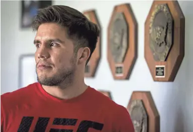  ?? SEAN LOGAN/THE REPUBLIC ?? Olympic wrestling gold medalist Henry Cejudo poses for a portrait on Wednesday.