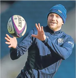  ?? Picture: SNS. ?? Finn Russell will start tonight’s Guinness Pro14 clash on the bench.