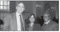  ??  ?? U.S. Rep. French Hill (R-Ark.), Anushree Jumde, and Michael F. Johninson Sr.