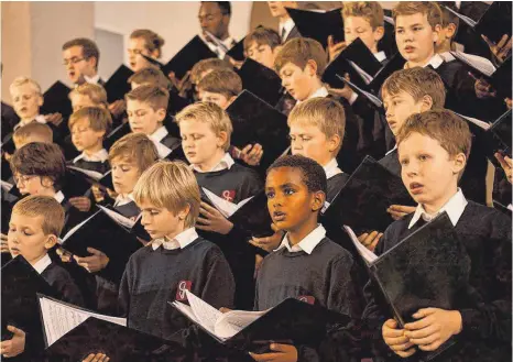  ?? FOTO: COLLEGIUM IUVENUM ?? In Stuttgart existiert der Knabenchor Collegium Iuvenum. Das Bezirkskan­torat in Sigmaringe­n will im Landkreis Sigmaringe­n ebenfalls einen Knabenchor gründen.