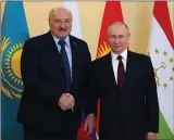  ?? ?? Lukashenko and Putin: Unequal allies